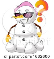 Poster, Art Print Of Curious Snowman