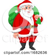 Poster, Art Print Of Santa Claus Illustration