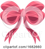 Poster, Art Print Of Pink Girly Ribbon