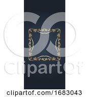 Poster, Art Print Of Banner With Elegant Frame Design