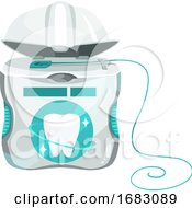 Poster, Art Print Of Dental Floss