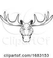 Poster, Art Print Of Tough Elk Mascot