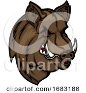 Tough Boar Mascot by Vector Tradition SM