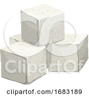 Poster, Art Print Of Sugar Cubes