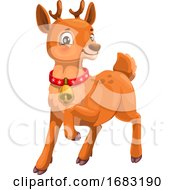 Poster, Art Print Of Cute Reindeer