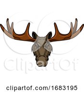 Poster, Art Print Of Tough Elk Mascot