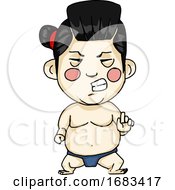 Sumo Wrestler Cartoon