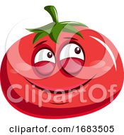 Cute Tomato Smiling by Morphart Creations