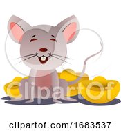 Cartoon Chinese Mouse