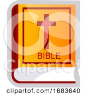 Poster, Art Print Of Yellow And Red Bible