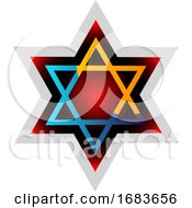Poster, Art Print Of Judaism Symbol Colorful