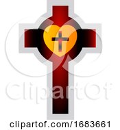 Poster, Art Print Of Colorful Lutheran Cross