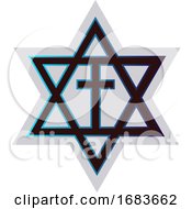 Poster, Art Print Of Symbol Of A Messianic Jewish Religion