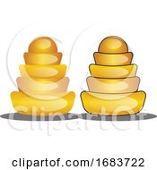 Poster, Art Print Of Chinese New Year Gold Ingots