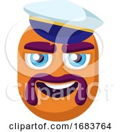 Sailor Orange Emoji Gace Illustration by Morphart Creations
