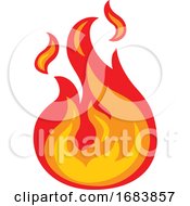 Poster, Art Print Of Fire Element Icon
