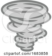 Tornado Air Element Icon by AtStockIllustration