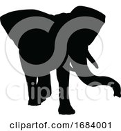 Poster, Art Print Of Elephant Silhouette