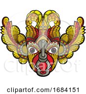Poster, Art Print Of Traditional Sri Lanka Devil Mask