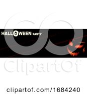 Poster, Art Print Of Halloween Party Banner
