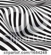 Poster, Art Print Of Optical Illusion Striped Background