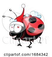 Poster, Art Print Of Christmas Ladybug