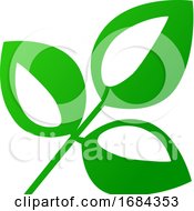 Poster, Art Print Of Green Leaf Logo