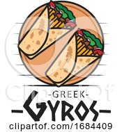 Poster, Art Print Of Greek Cuisine Design