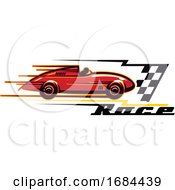 Poster, Art Print Of Racing Design