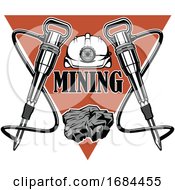 Poster, Art Print Of Mining Design