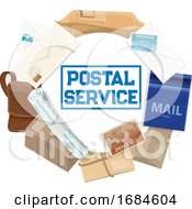 Poster, Art Print Of Postal Service Design