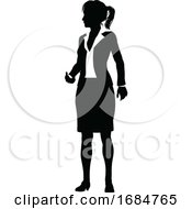 Poster, Art Print Of Silhouette Business Person
