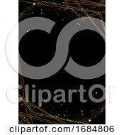 Poster, Art Print Of Gold And Black Christmas Background
