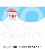 Poster, Art Print Of Santa Beard Background