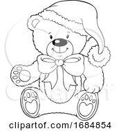 Poster, Art Print Of Christmas Teddy Bear