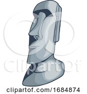 Poster, Art Print Of Moai Statue
