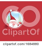 Poster, Art Print Of Santa Claus Mascot Cartoon