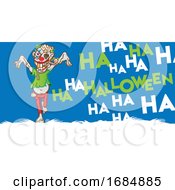 Poster, Art Print Of Clown Zombie Laughing