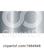 Poster, Art Print Of Perforated Metallic Banner Background