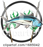 Poster, Art Print Of Tuna Fish And Poles