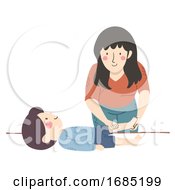 Poster, Art Print Of Kid Boy Special Need Muscular Dystrophy Massage