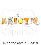 Abiotic Lettering Illustration