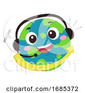 Poster, Art Print Of Mascot Earth Hotline International Illustration