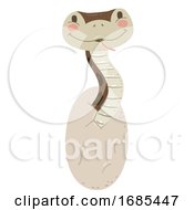 Poster, Art Print Of Animal Hatch Egg Snake Illustration
