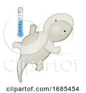 Lizard Cold Blooded Animal Illustration by BNP Design Studio