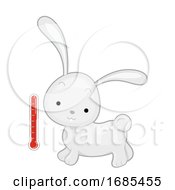Poster, Art Print Of Rabbit Warm Blooded Animal Illustration