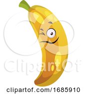 Poster, Art Print Of Banana Winks Illustration