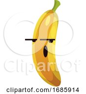 Banana Not In The Mood Illustration
