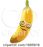 Poster, Art Print Of Dizzy Banana Illustration