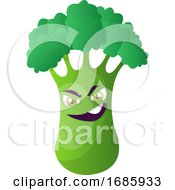 Poster, Art Print Of Evil Broccoli Illustration